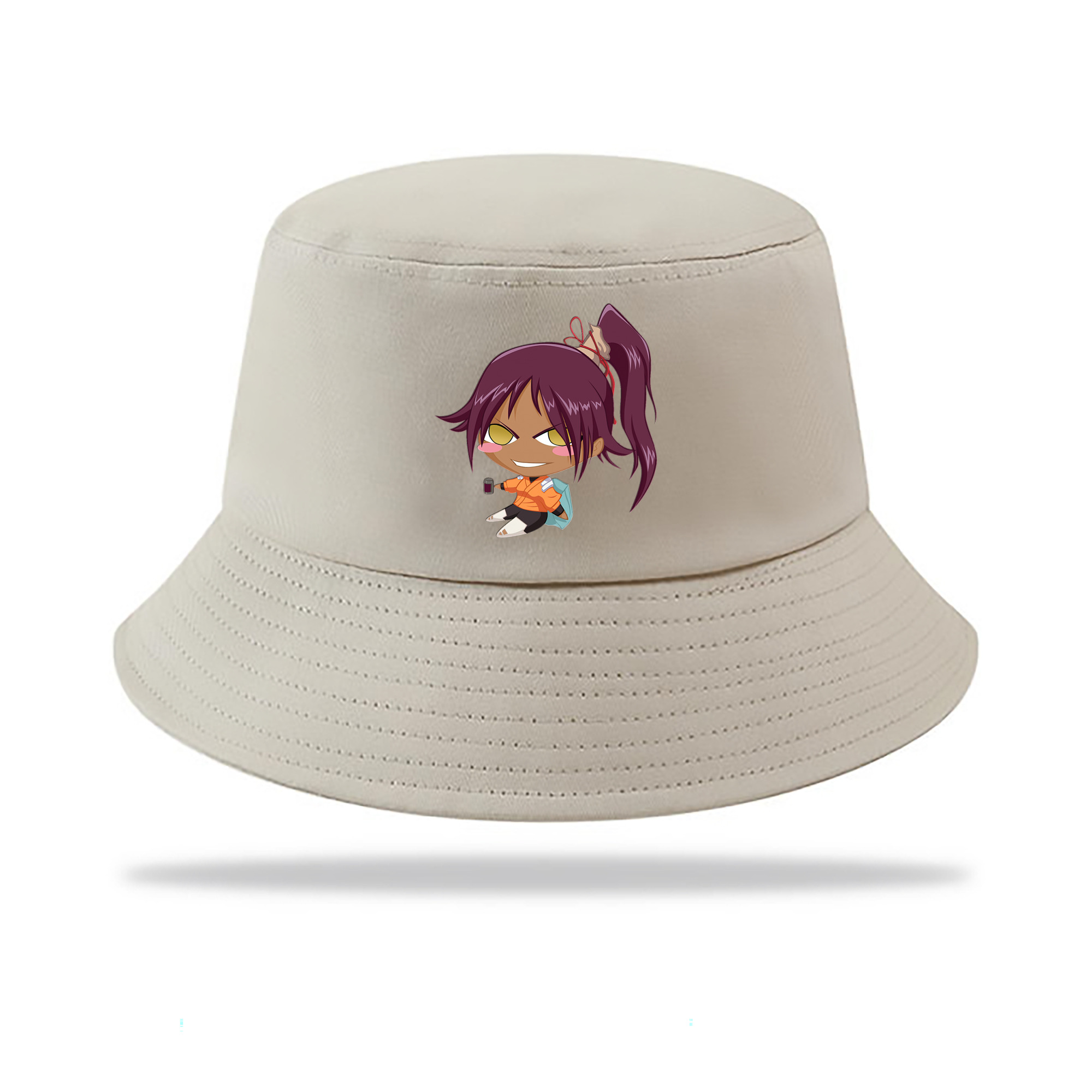 （画像用） ブリーチ 四楓院 夜一（しほういん よるいち） BLEACH Shihouin Yoruichi アウトドア日除けバケットハット